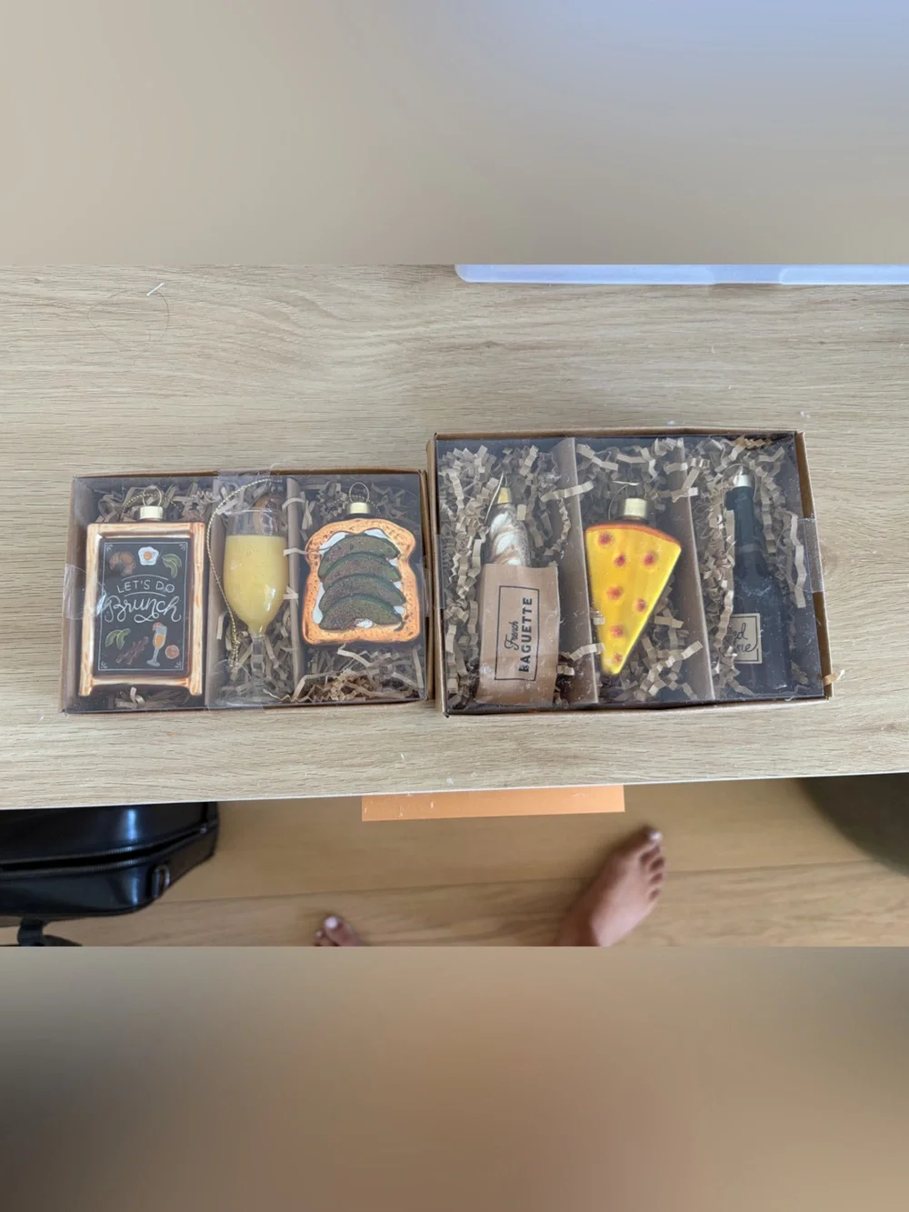 NWT Brunch & Bites Ornament Gift Set
